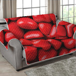 Heart Chocolate Candy Print Loveseat Protector