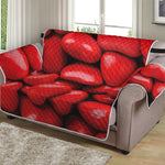 Heart Chocolate Candy Print Loveseat Protector