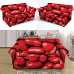 Heart Chocolate Candy Print Loveseat Slipcover