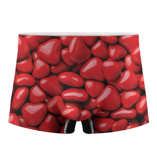 Heart Chocolate Candy Print Men's Boxer Briefs