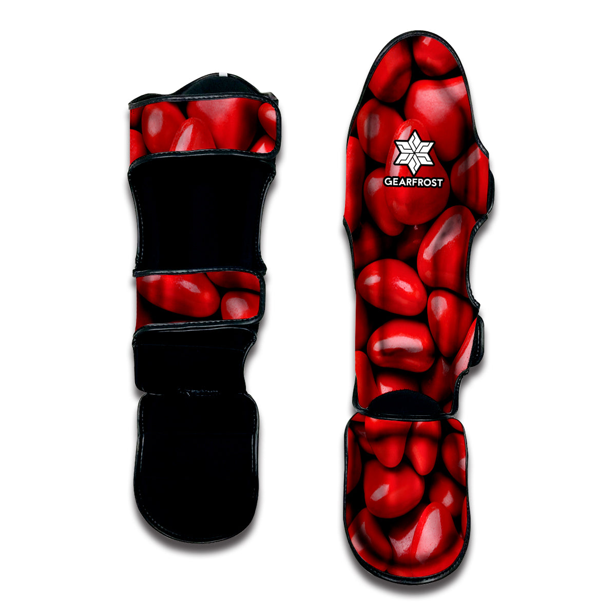 Heart Chocolate Candy Print Muay Thai Shin Guard