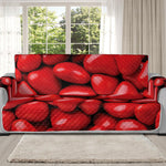 Heart Chocolate Candy Print Oversized Sofa Protector