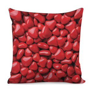 Heart Chocolate Candy Print Pillow Cover