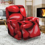 Heart Chocolate Candy Print Recliner Slipcover