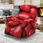 Heart Chocolate Candy Print Recliner Slipcover