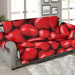 Heart Chocolate Candy Print Sofa Protector