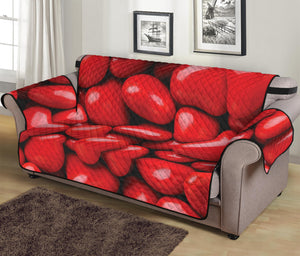 Heart Chocolate Candy Print Sofa Protector