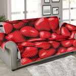 Heart Chocolate Candy Print Sofa Protector