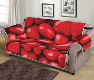 Heart Chocolate Candy Print Sofa Protector