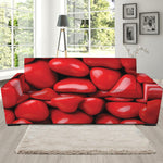 Heart Chocolate Candy Print Sofa Slipcover