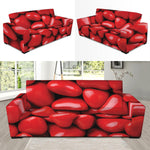 Heart Chocolate Candy Print Sofa Slipcover