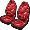 Heart Chocolate Candy Print Universal Fit Car Seat Covers
