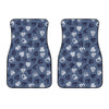 Heart Denim Jeans Pattern Print Front Car Floor Mats