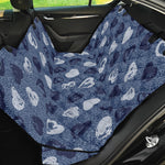 Heart Denim Jeans Pattern Print Pet Car Back Seat Cover