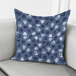 Heart Denim Jeans Pattern Print Pillow Cover