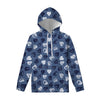 Heart Denim Jeans Pattern Print Pullover Hoodie