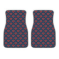 Heart Knitted Pattern Print Front Car Floor Mats