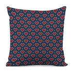 Heart Knitted Pattern Print Pillow Cover