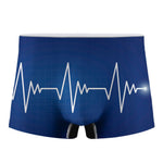 Heartbeat Cardiogram Print Men's Boxer Briefs