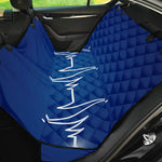 Heartbeat Cardiogram Print Pet Car Back Seat Cover
