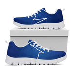 Heartbeat Cardiogram Print White Sneakers