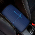 Heartbeat Electrocardiogram Print Car Center Console Cover
