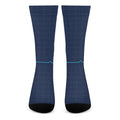 Heartbeat Electrocardiogram Print Crew Socks
