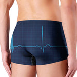 Heartbeat Electrocardiogram Print Men's Boxer Briefs