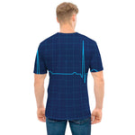 Heartbeat Electrocardiogram Print Men's T-Shirt