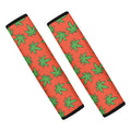 Hemp Leaf Pattern Print Car Seat Belt Covers