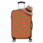 Hemp Leaf Pattern Print Luggage Cover