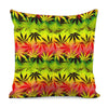 Hemp Leaf Reggae Pattern Print Pillow Cover