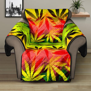 Hemp Leaf Reggae Pattern Print Recliner Protector