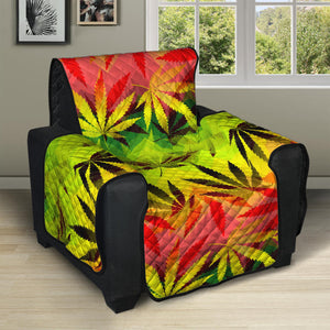 Hemp Leaf Reggae Pattern Print Recliner Protector