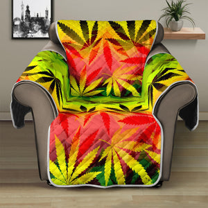 Hemp Leaf Reggae Pattern Print Recliner Protector