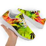 Hemp Leaf Reggae Pattern Print Sport Shoes GearFrost