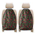 Hemp Leaves And Flowers Pattern Print Car Seat Organizers