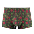 Hemp Leaves And Flowers Pattern Print Men's Boxer Briefs