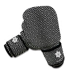 Hexagon Geometric Pattern Print Boxing Gloves