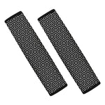 Hexagon Geometric Pattern Print Car Seat Belt Covers