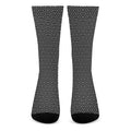 Hexagon Geometric Pattern Print Crew Socks