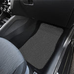 Hexagon Geometric Pattern Print Front Car Floor Mats