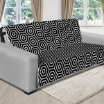 Hexagon Geometric Pattern Print Futon Protector