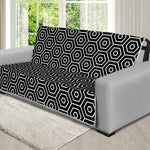 Hexagon Geometric Pattern Print Futon Protector