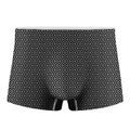 Hexagon Geometric Pattern Print Men's Boxer Briefs