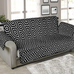 Hexagon Geometric Pattern Print Sofa Protector