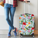 Hibiscus Flower Floral Pattern Print Luggage Cover GearFrost