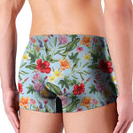 Hibiscus Flower Floral Pattern Print Men's Boxer Briefs