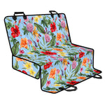 Hibiscus Flower Floral Pattern Print Pet Car Back Seat Cover