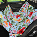 Hibiscus Flower Floral Pattern Print Pet Car Back Seat Cover